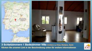 preview picture of video '3 Schlafzimmern 1 Badezimmer Villa zu verkaufen in Orellana La Vieja, Badajoz, Spain'