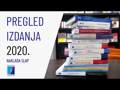 Pregled izdanja Naklade Slap u 2020.