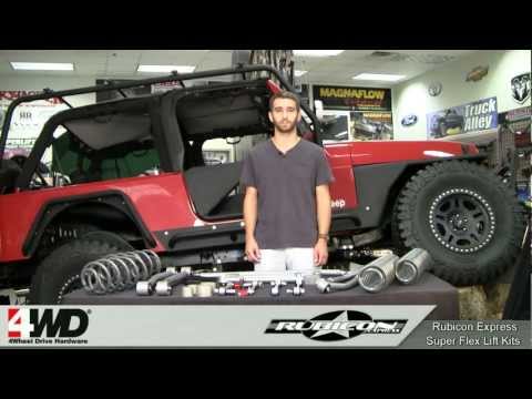 Rubicon Express - 3.5 & 4.5 inch Superflex Lift Kit for Jeep JK Wrangler - Lift Kits & Suspension