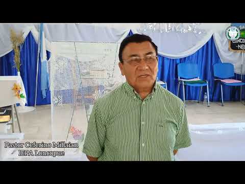 Agradecimiento: Pastor Ceferino Millain ,encuentro cordillerano Nº 139. IEPA Loncopue Neuquén..