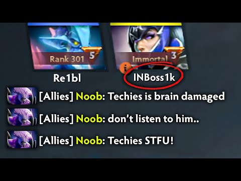 Techies Official vs INBoss1k (Top Streamer🔥) 15K MMR🔥