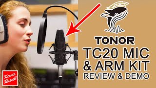 Video thumbnail for Tonor TC20 Condenser Mic & Arm Kit | Review & Demo by Kennis Russell