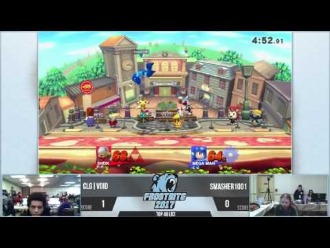 Frostbite 2017 Top 32: Smasher1001 (Mega Man) vs CLG|VoiD (Sheik)