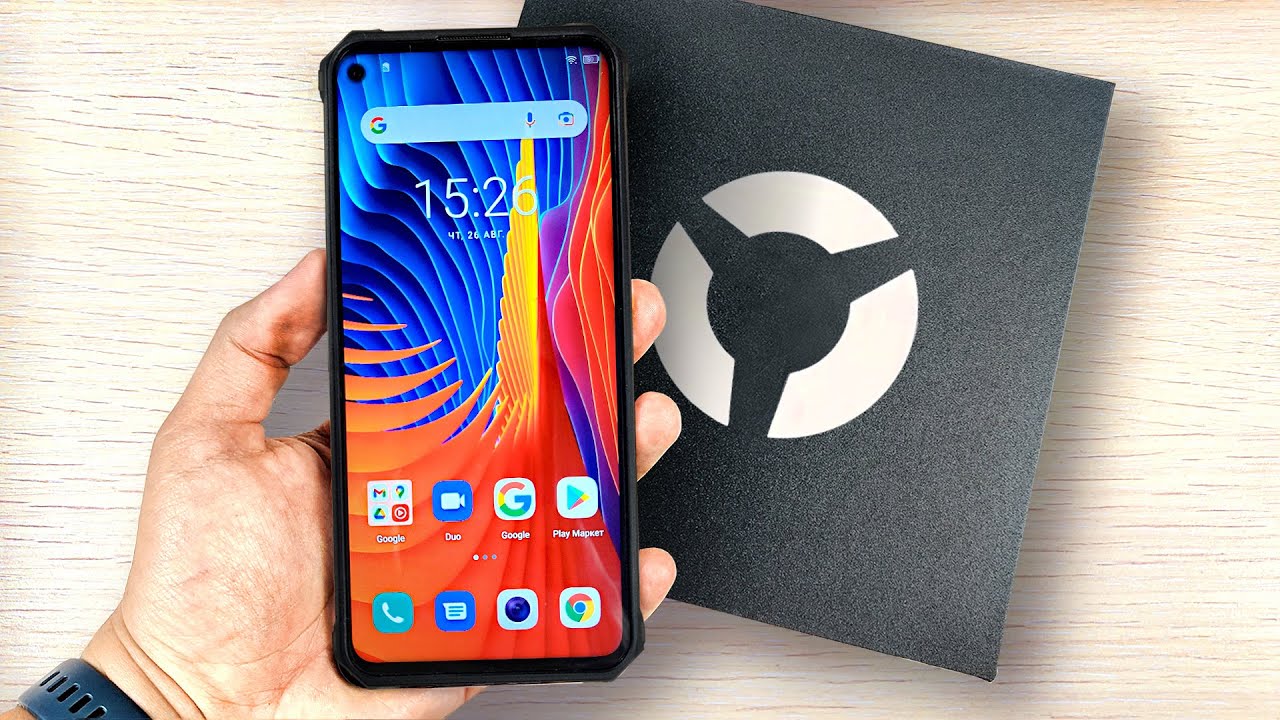 Смартфон Doogee V10 8/128 GB Черно-красный