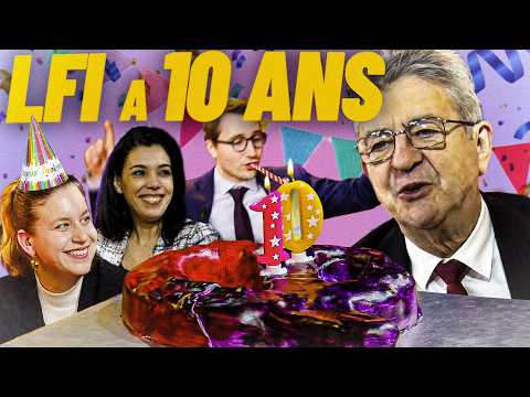 MÉLENCHON fête les 10 ANS de LFI en STREAM (il est trop drôle)