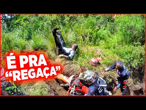 É PRA REGAÇA!!!  4º Trilha da Família em Campos do Jordão S.P Trilha de moto