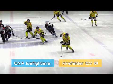 Eishockey EXA IceFighters Leipzig gegen Krefelder EV 81 - Impressionen