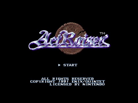 ActRaiser / 1991 SNES / Full Playthrough