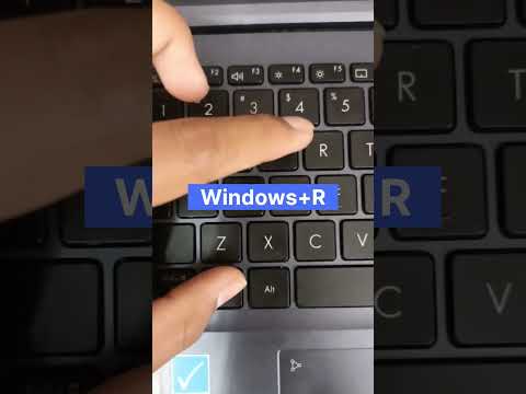 How to open run command in laptop/pc #shorts #youtubeshorts