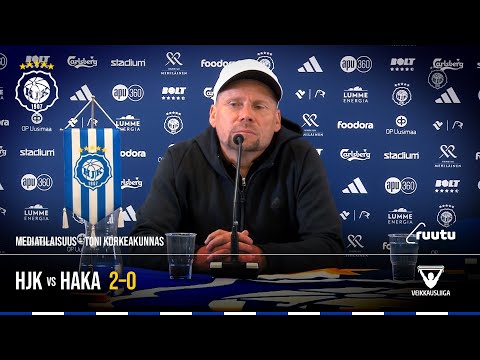HJK vs Haka 2-0 - Mediatilaisuus