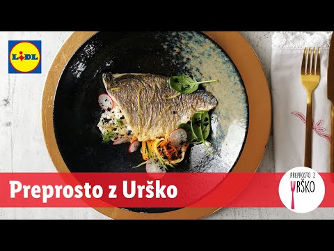 Preprosto z Urško: File orade z zelenjavnimi rezanci