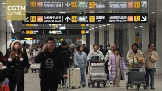 China registra un pico de viajes en el primer día del feriado por el Año Nuevo