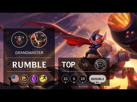 Rumble Top vs Dr. Mundo - NA Grandmaster Patch 9.8