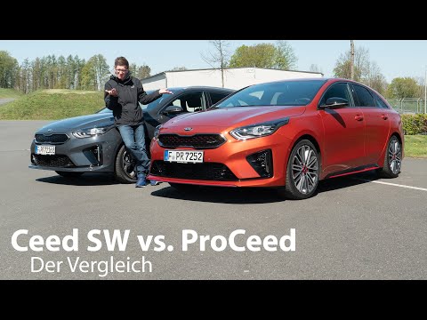 The comparison: Ceed SW versus ProCeed - Which is the better station wagon? - Autophorie