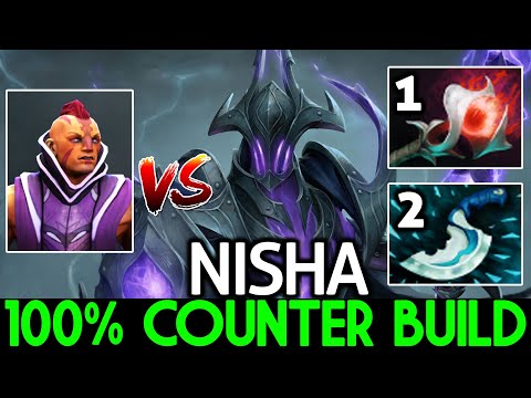 NISHA [Razor] Orchid First Item with Blink dagger 100% Counter Build Dota 2