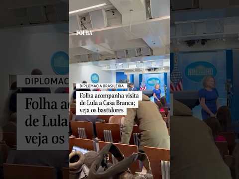 Folha acompanha visita de Lula a Casa Branca; veja os bastidores