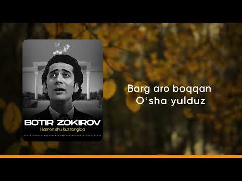 Botir Zokirov -  Hamon shu kuz tonglari