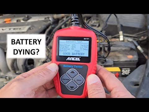Car Battery Health Tester - Battery-Alternator-Starter - How to Use an Ancel BA101