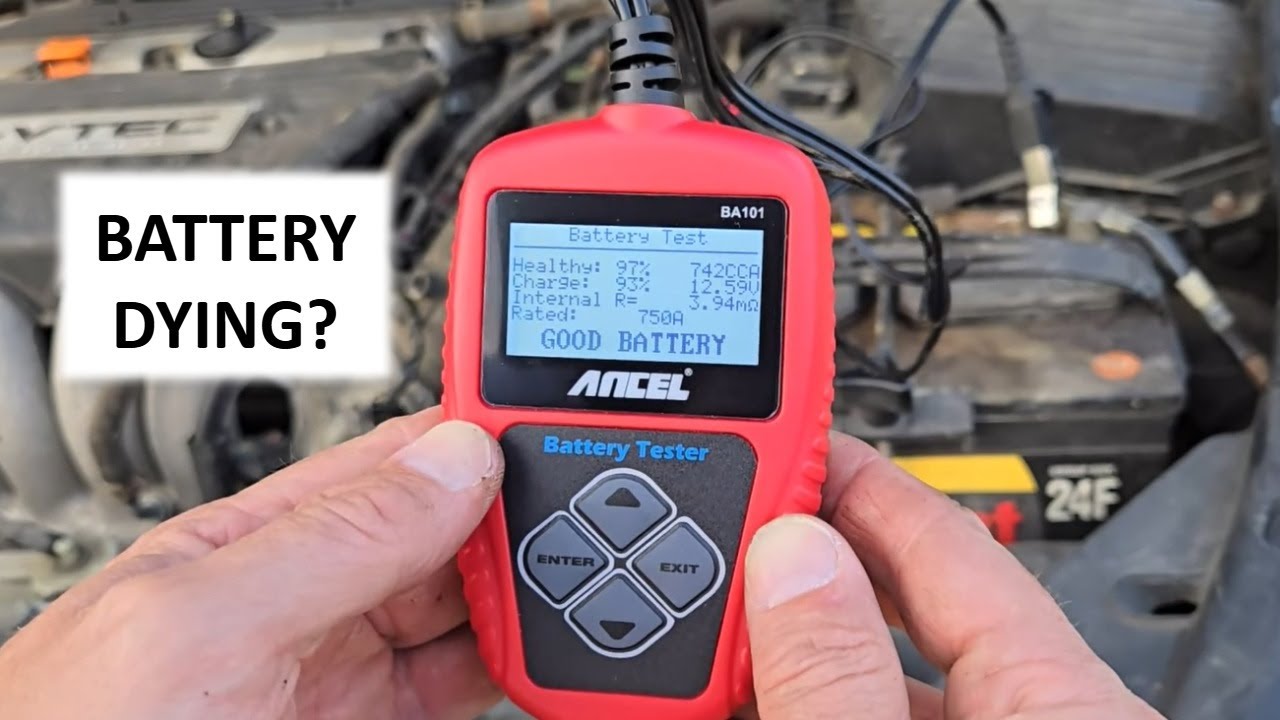 Car Battery Health Tester - Battery-Alternator-Starter - How to Use an Ancel BA101