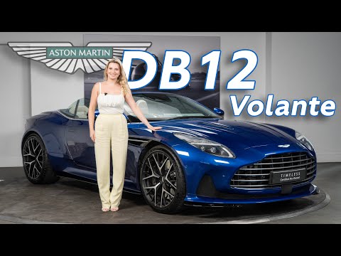 A STUNNING Aston Martin DB12 Volante Finished in Ion Blue - A Walk Around With Grace