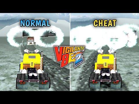 All Special Weapons with RAPID FIRE Cheat - Vigilante 8: 2nd Offense | PS1