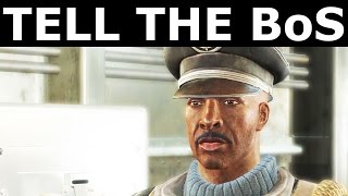 Fallout 4 Far Harbor - Tell The Brotherhood About The Synth Refuge