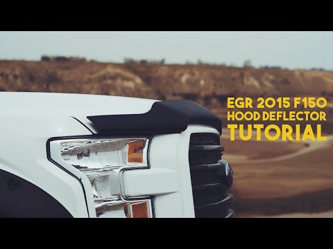 2015 F150 EGR Hood Deflector: Install Tutorial