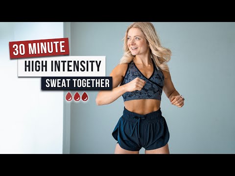 Day 27 - 30 MIN HIIT IT HARD Surprise Workout - Full Body, No Equipment, No Repeat