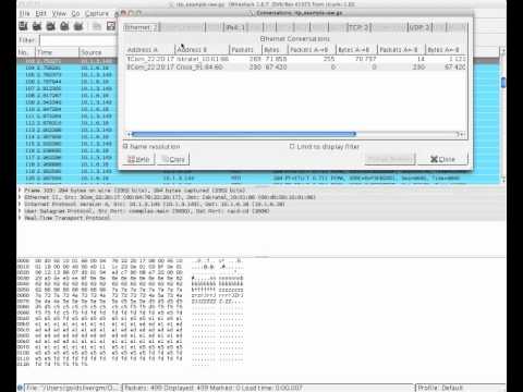 Wireshark Tutorial - Statistic Function Overview
