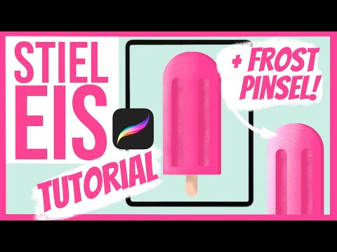 Eis malen in Procreate- Schritt für Schritt Tutorial für Anfänger- deutsch