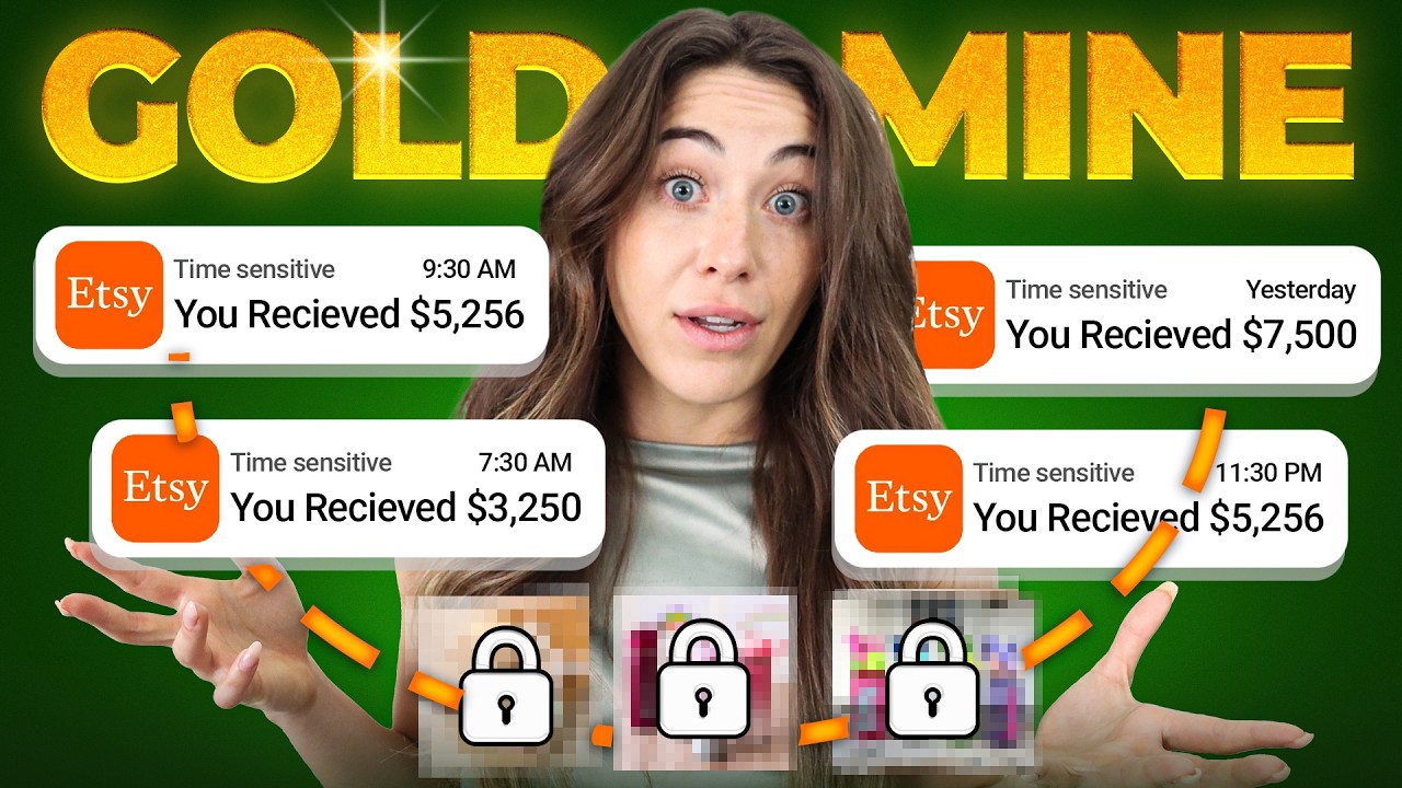 I Found HIGHLY PROFITABLE VIRAL Products to Sell on Etsy using AI (No Competition)