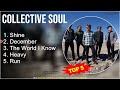 Collective Soul ~ TOP 5 GREATEST HITS ~ Shine, December, The World I Know, Heavy