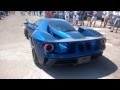 2017 Ford GT Prototype 3rd view Start-Up, Engine ...