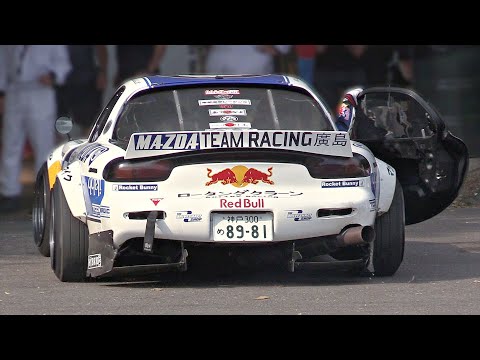 11.000rpm Mazda RX-7 FD3S feat. 4 Rotor 26B Engine | PURE SOUND | Best of Goodwood #1