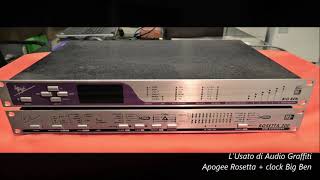 Video thumbnail for Apogee Rosetta 200 con clock Big Ben by Audio Graffiti Usato