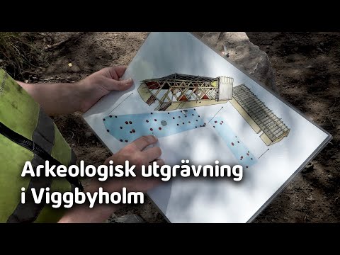 Arkeologisk utgrävning i Viggbyholm