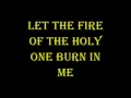 Burn in me by Paul Wilbur with Lyrics