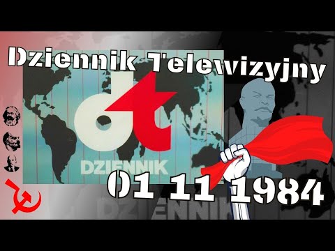 Dziennik Telewizyjny za komuny w Polsce - 01 11 1984 informacja służyła do  tylko do formatowania.