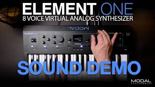Video thumbnail for Modal ELEMENT ONE - Welcome to a new chapter! | Sound Demo [No Talking] @ModalElectronics by Davide Puxeddu