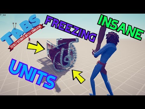TABS | Freezing Every Units With God Power (Mods) - Totally Accurate Battle Simulator (4K)