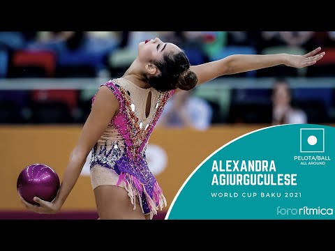 Alexandra Agiurguculese (pelota - ball) - World Cup Baku 2021