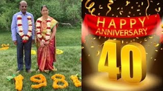 Mutyala’s 40th Wedding Anniversary Celebrations!!