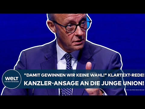 FRIEDRICH MERZ: "Damit gewinnen wir keine Wahl!" Klartext-Rede! Kanzler-Ansage bei der Jungen Union!