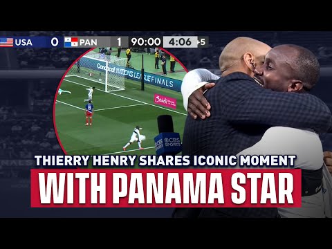 Thierry Henry Celebrates ICONIC 94th Minute Winner with the Panama Team | CBS Sport Golazo America