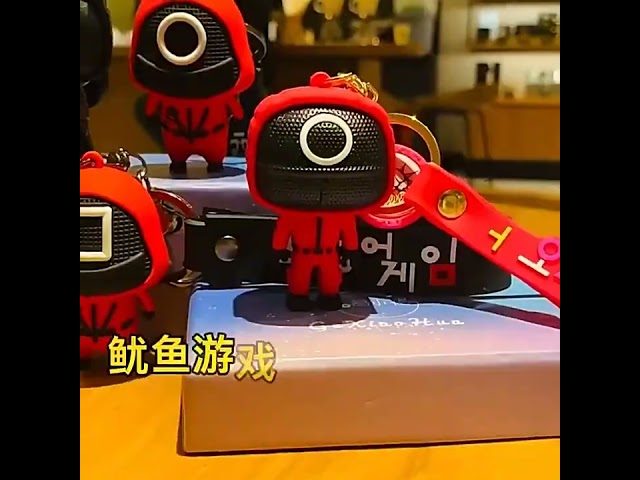 Vídeo relacionado con Ferro Stars Llavero compatible con Squid Game Keychain Bag Clip Llavero 20 cm Gi-Hun 456 elección sorpresa 1 unidad, Squid Game 1pcs, 20