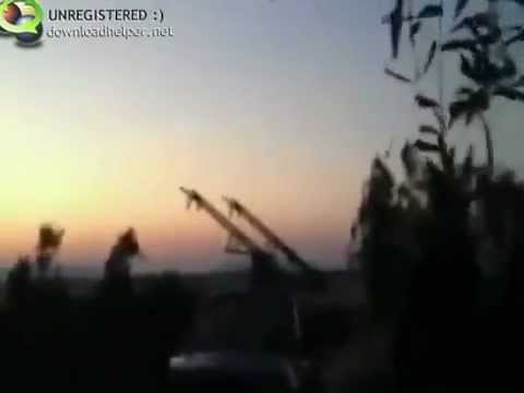 استهداف مطار منغ العسكري بصواريخ محلية الصنع من قبل كتيبة غرباء الشام