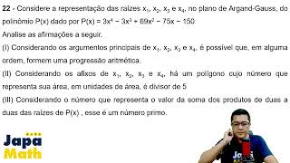 Prova Resolvida AFA(2026 - 2027) - Matemática - Questão 22