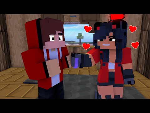 JJ IN LOVE  CAPTURED LOVE MEME  FIRST MEET MEME  APHMAU, KC, KIM - Minecraft Animation