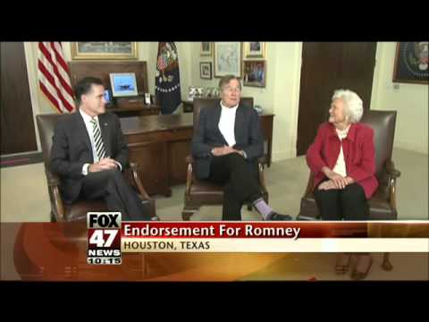 Romney Gets George H.W. Bush Endorsement