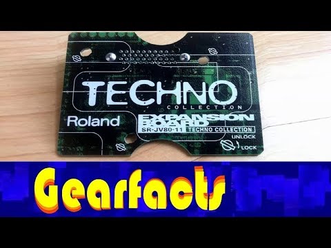 Roland SR-JV80-11 TECHNO COLLECTION Erweiterungsinstallation/Demo